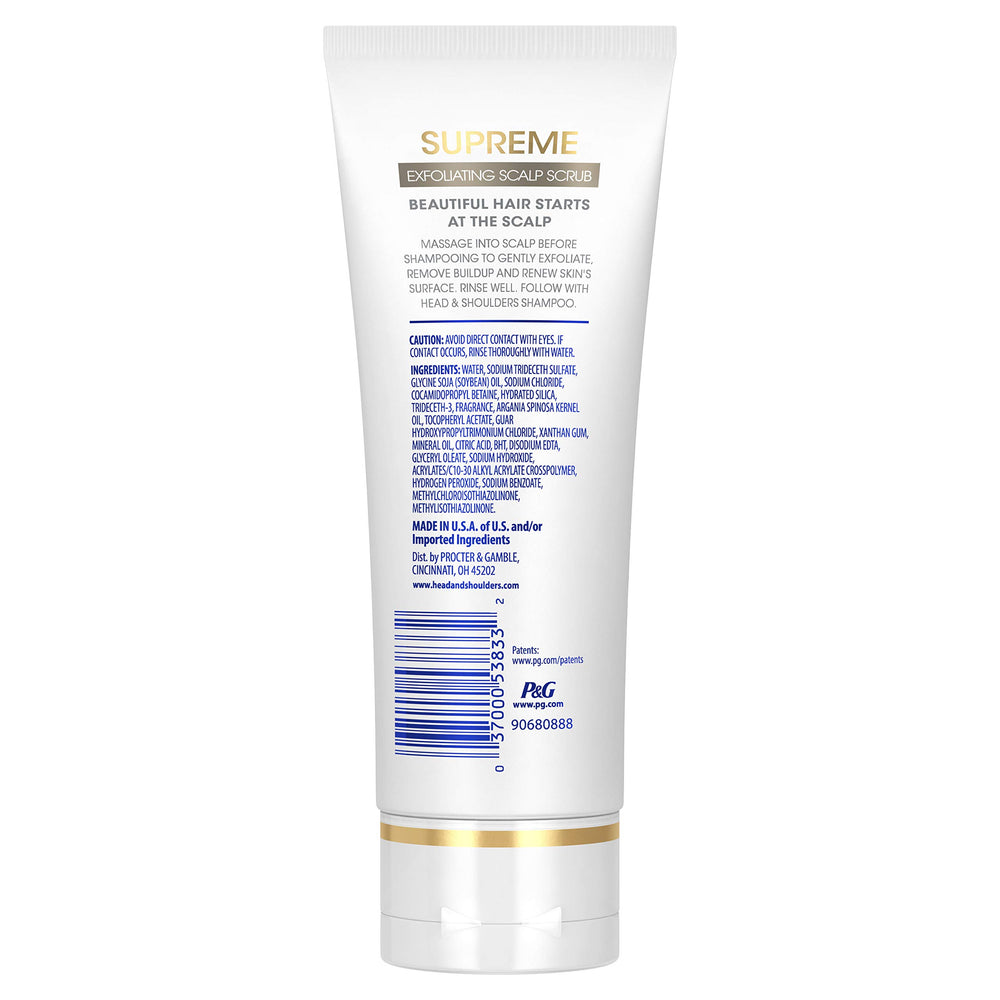 Head & Shoulders Supreme exfoliante: masaje suave para renovar el cuero cabelludo