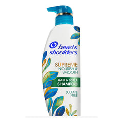 Head & Shoulders Supremo Nutre y Suaviza Champú en botella, cuidado nutritivo para el cabello.