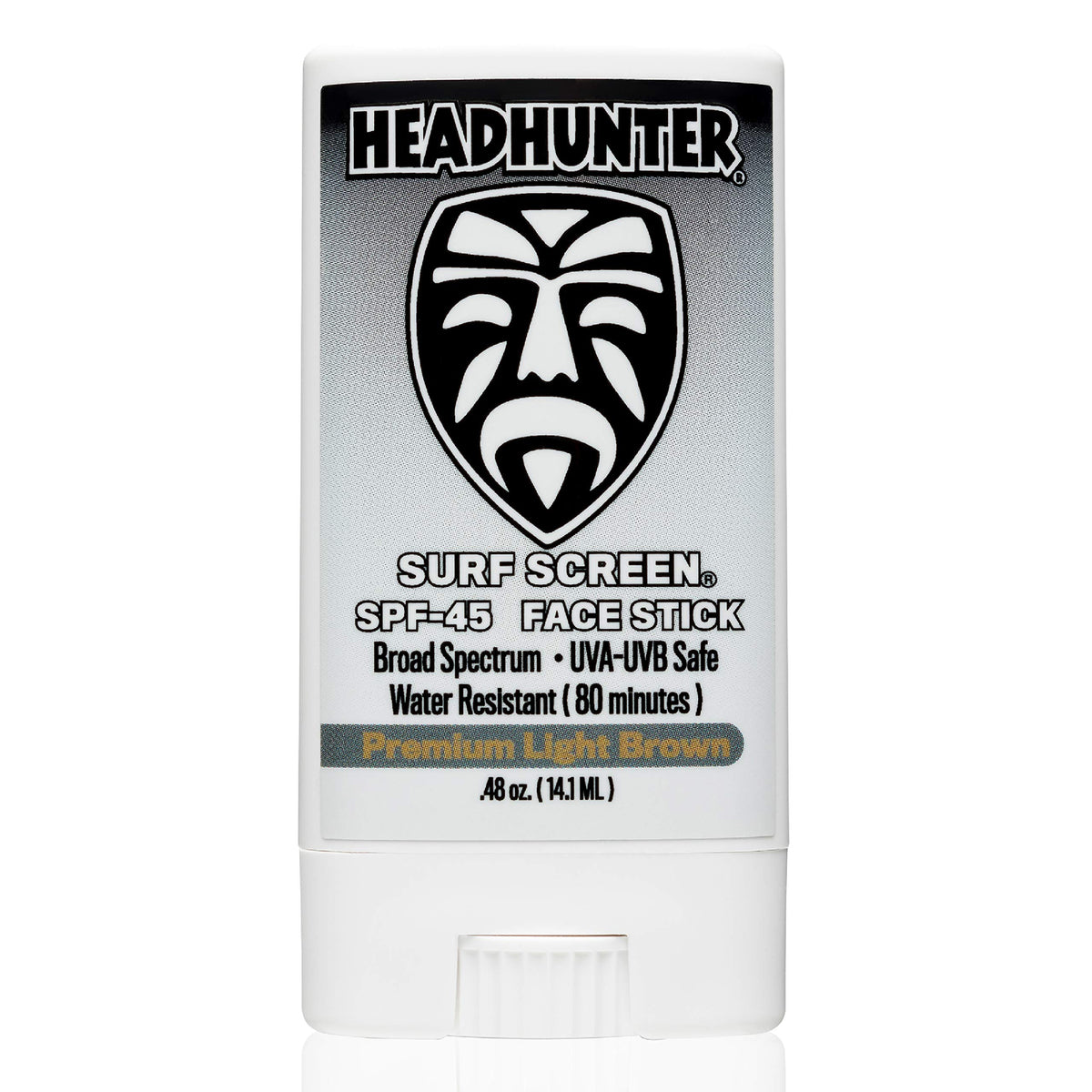 Headhunter stick facial SPF45 con tinte marrón claro para uso diario