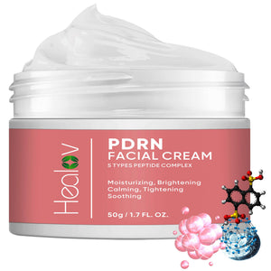 Healov PDRN Crema: frasco elegante para reparación suave de la piel