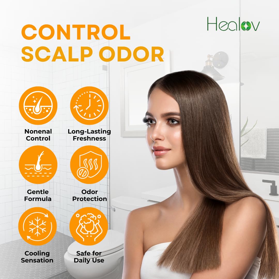 Cabello limpio y con sensación de frescura gracias al champú Healov.