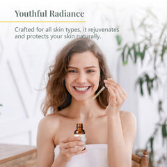 Cuidado capilar con aceite nutritivo para brillo y suavidad del cabello.
