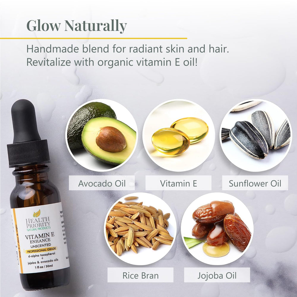 Envase de Health Priority Natural Products de 1 oz para uso diario.
