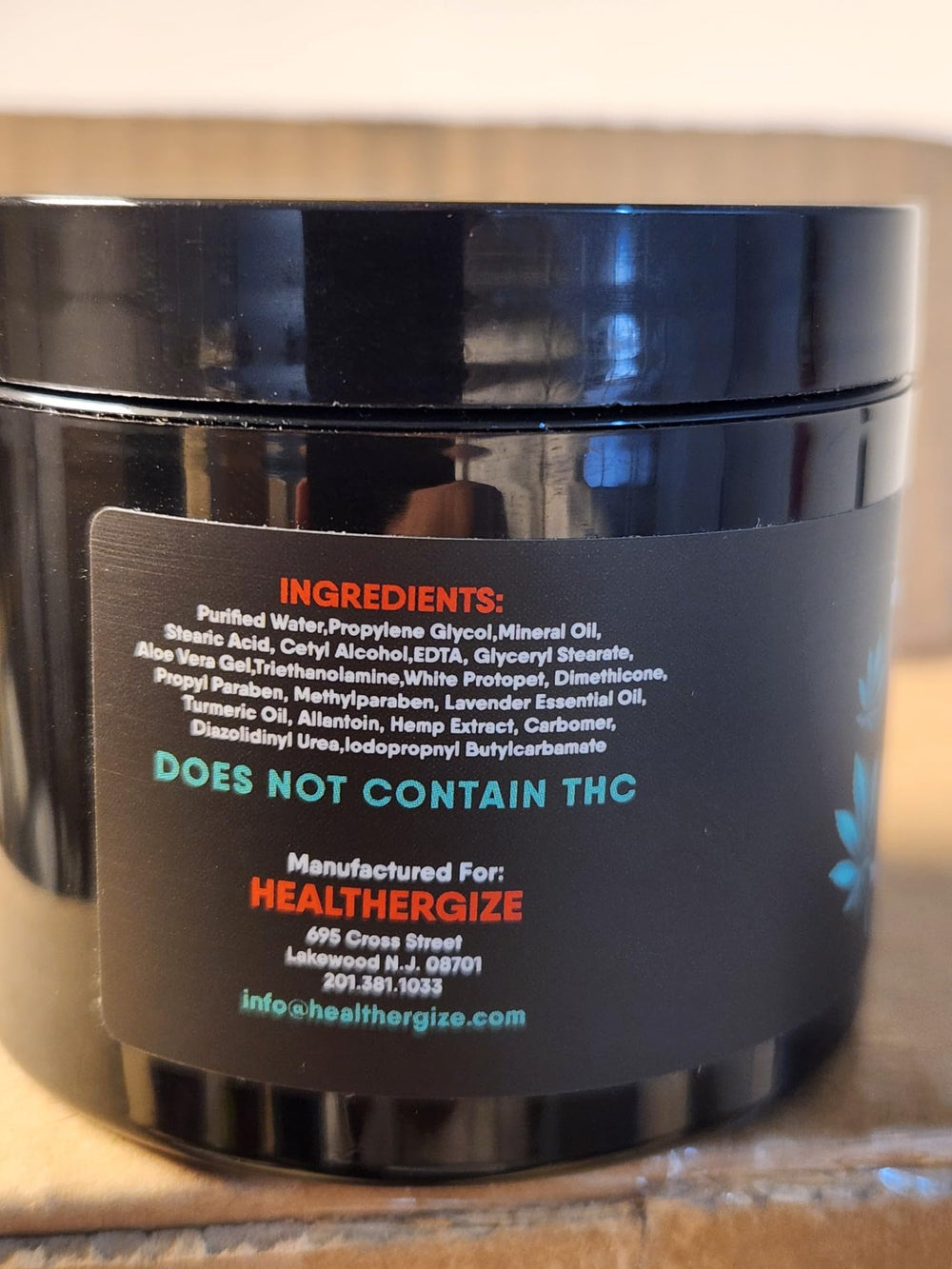 Healthergize crema de cáñamo, aroma a lavanda relajante