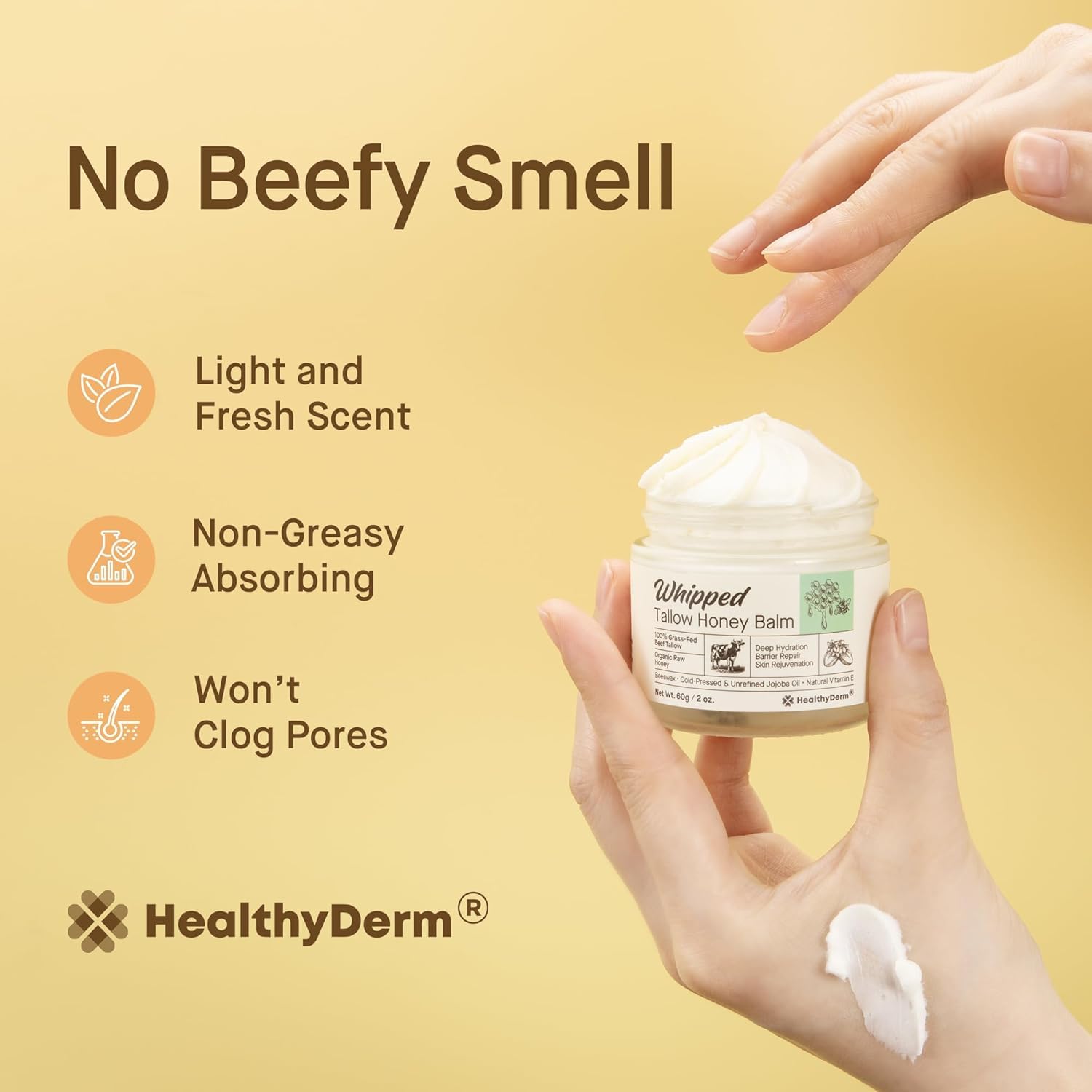 Opción sin fragancia de HealthyDerm bálsamo para piel sensible