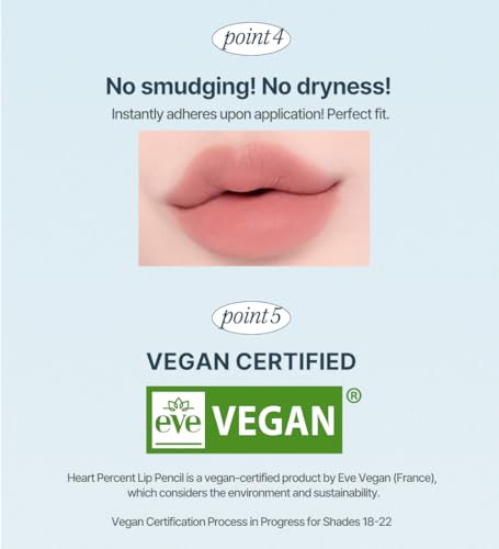 Heart Percent Dote On Mood lapiz delineador labios, ideal para sobre-labios con gloss.