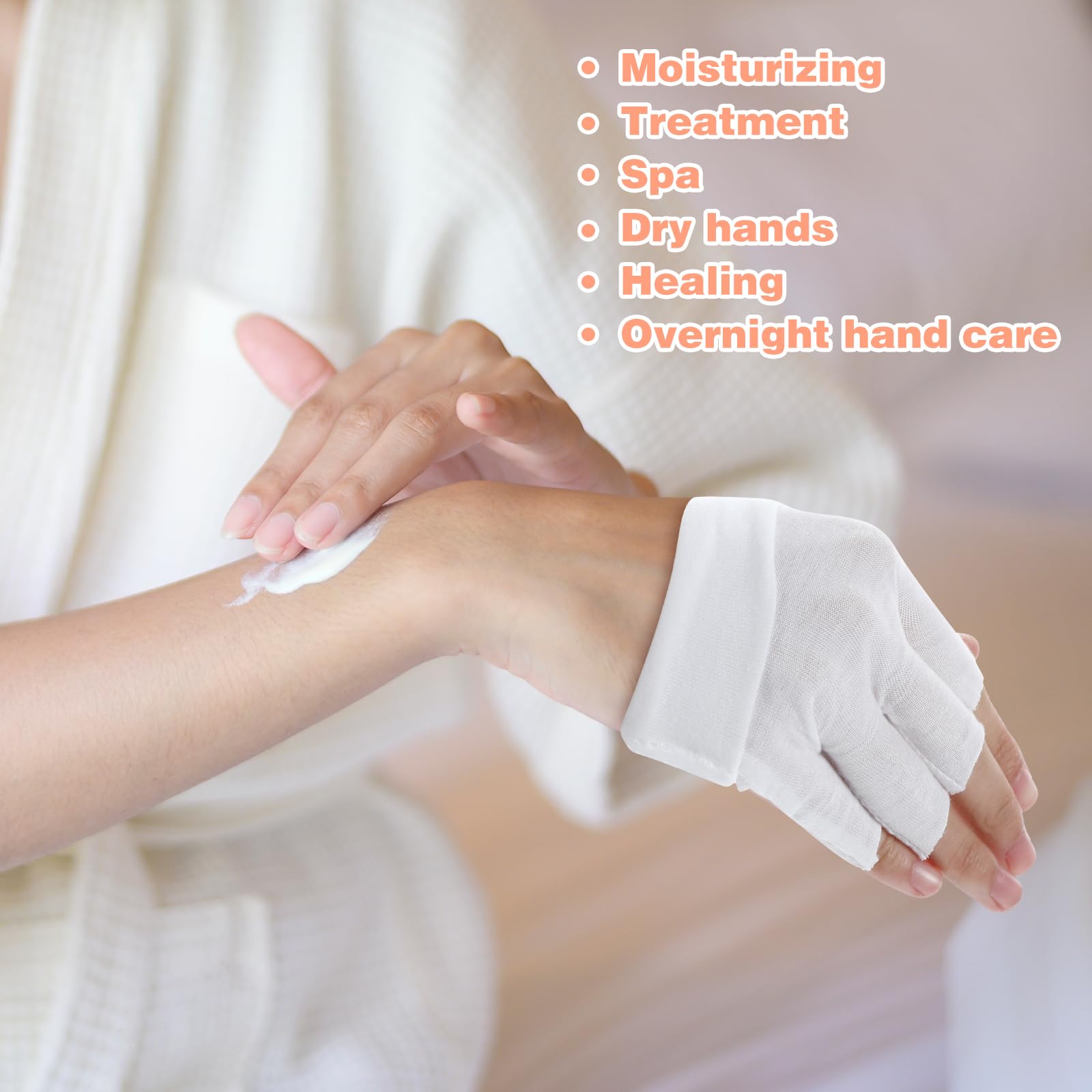 Ajuste universal de guantes Heclia que se adapta a la mayoría de manos.