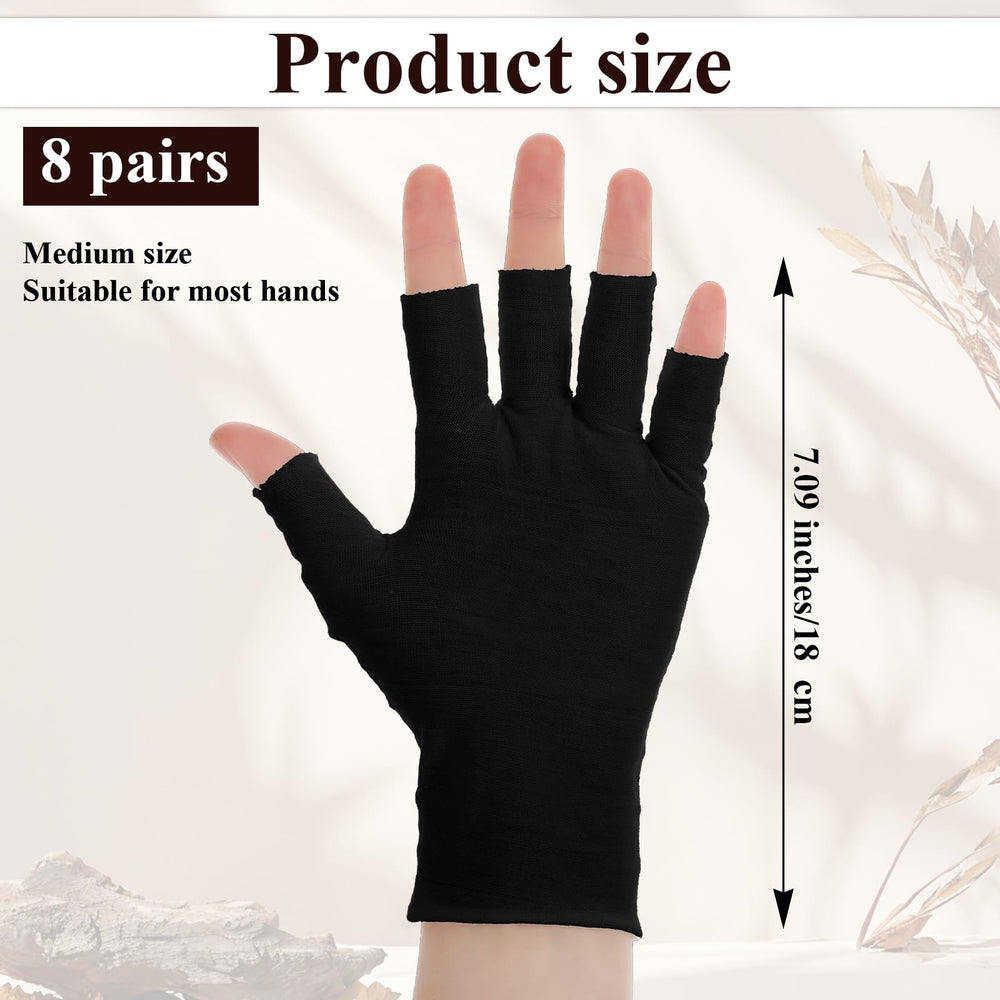 Guantes Heclia con dedos libres para usar pantallas sin quitarse.