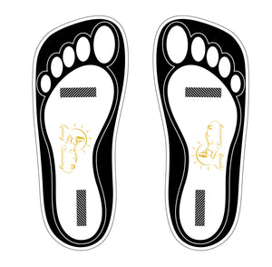 HeeStar Almohadillas para pies para bronceado, protección higiénica de la planta del pie.