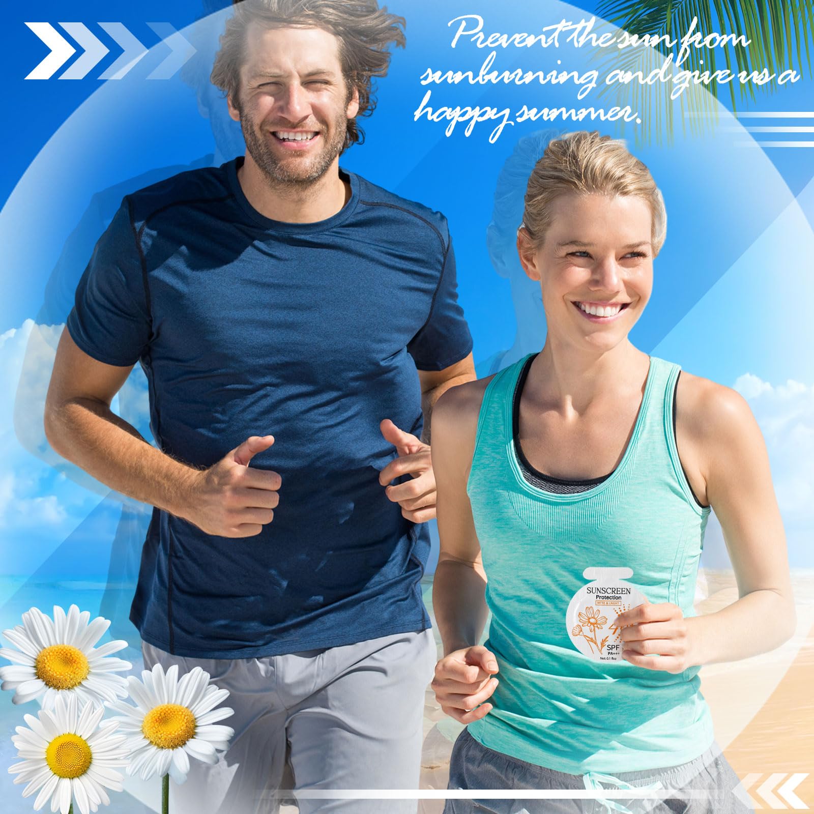 Heigble SPF46+ protector solar, barrera ligera para actividades al aire libre.