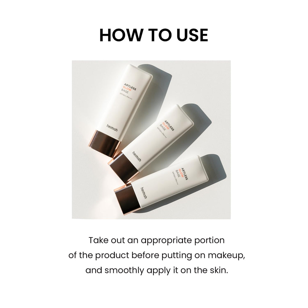 HEIMISH Artless Glow Base aplicación rápida para rostro radiante