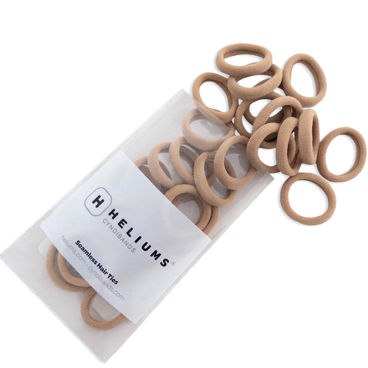 Heliums: bandas suaves de 1 pulgada en rubio medio para peinados simples.