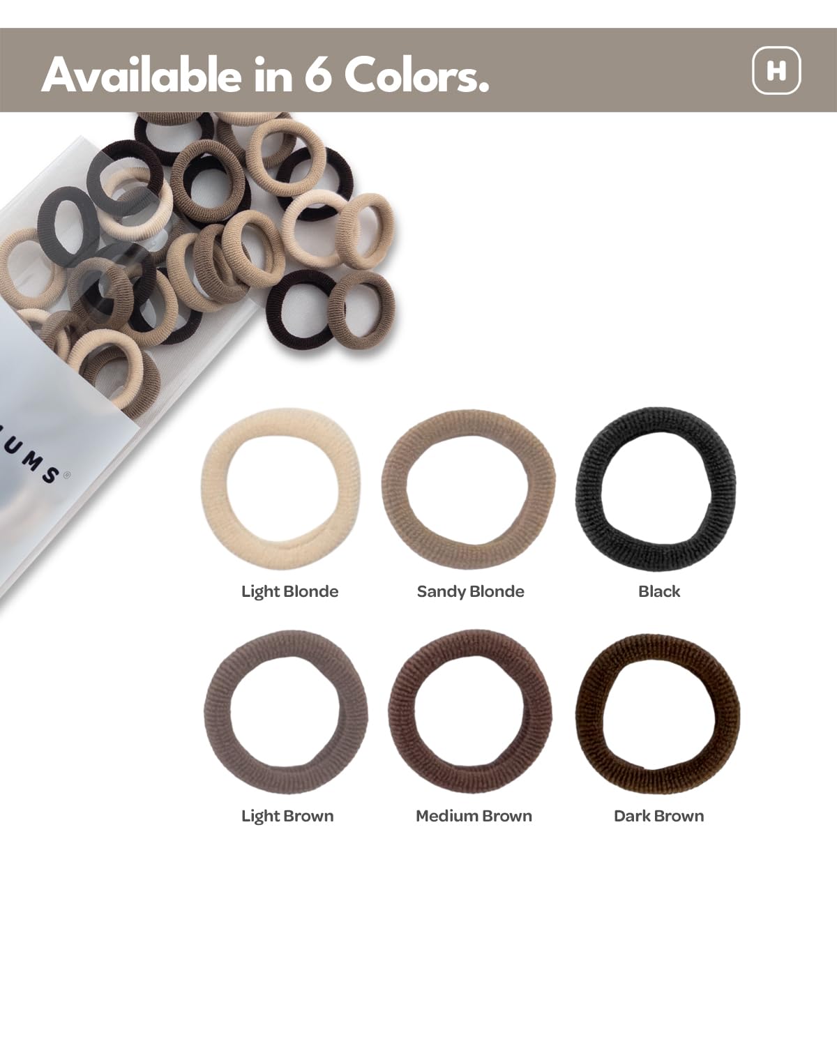 Gomas Heliums para trenzas en niños, uso cómodo y seguro.