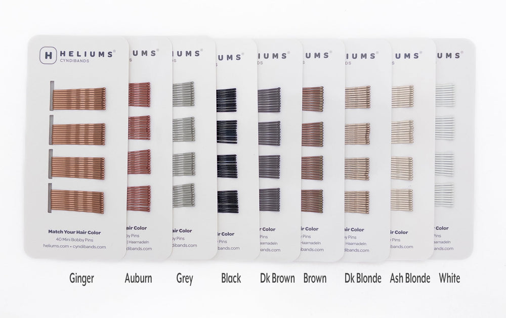 Heliums mini horquillas rubio oscuro perfectas para bodas y eventos con sujeción estable