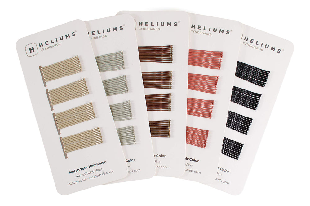 Heliums mini horquillas rubio oscuro para uso diario, comodidad todo el día