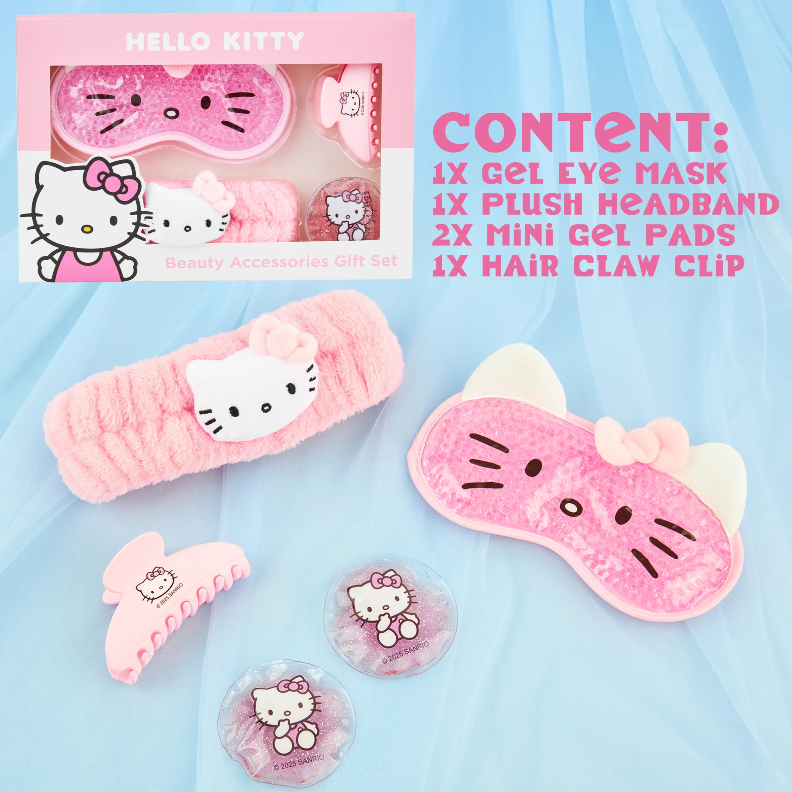 Hello Kitty empaque rosa con diseño adorable para guardar