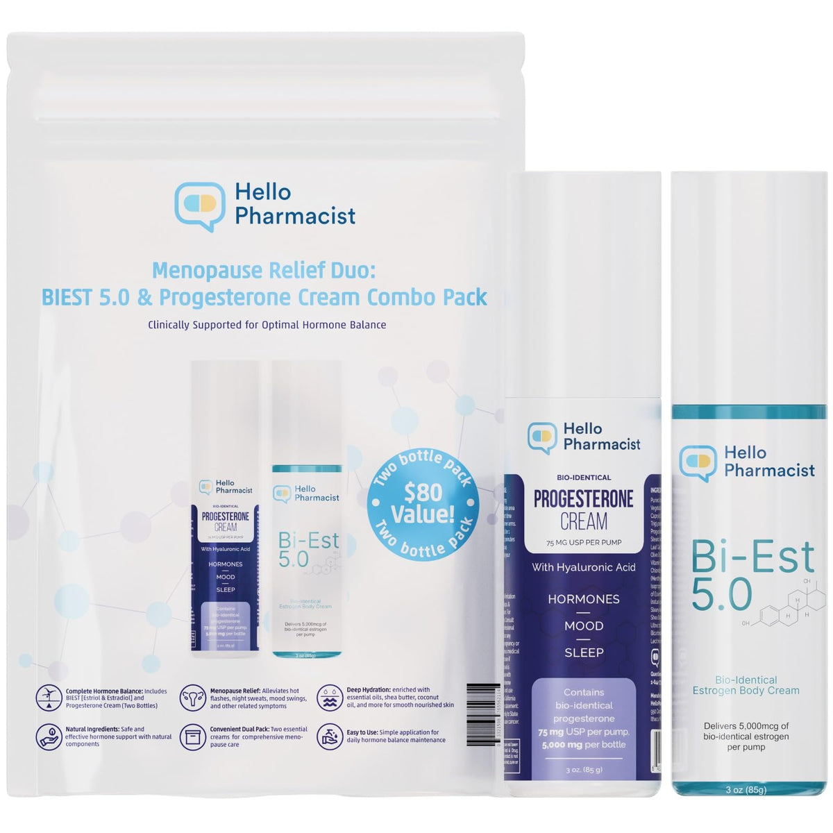 HelloPharmacist Biestro envase 3oz para cuidado diario