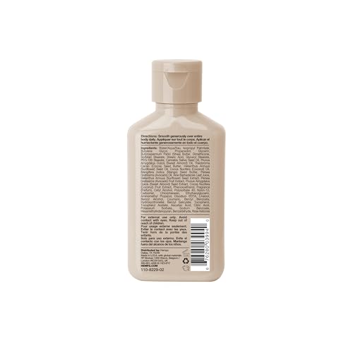 Hempz aplicación suave de crema corporal koa-almendra para absorción rápida