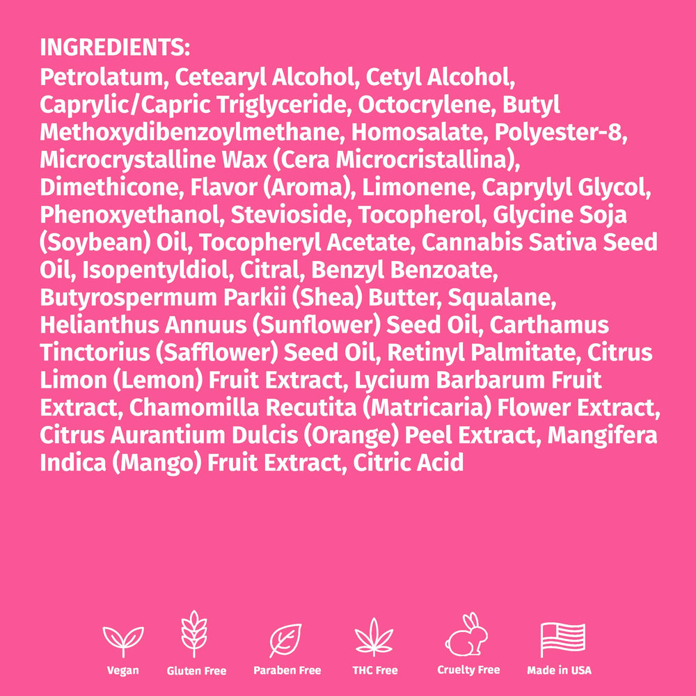 Manteca de karité de Hempz Original para suavizar labios.
