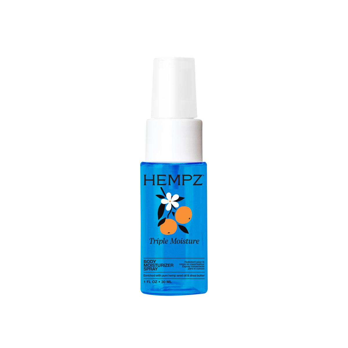 Hempz Bruma Cuerpo: spray hidratante con fragancia cítrica para viaje