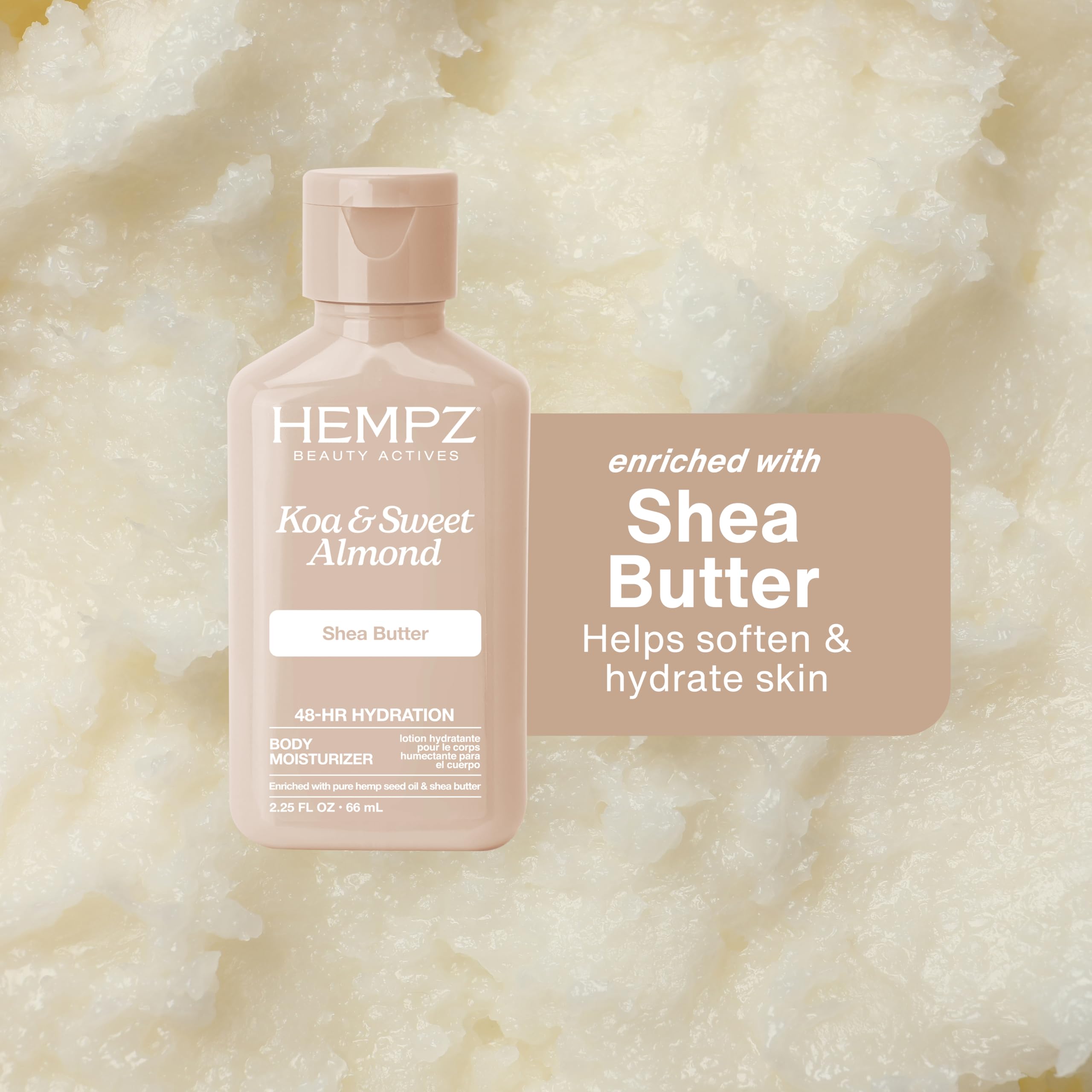 Hempz envase con diseño natural para cuidado diario de la piel