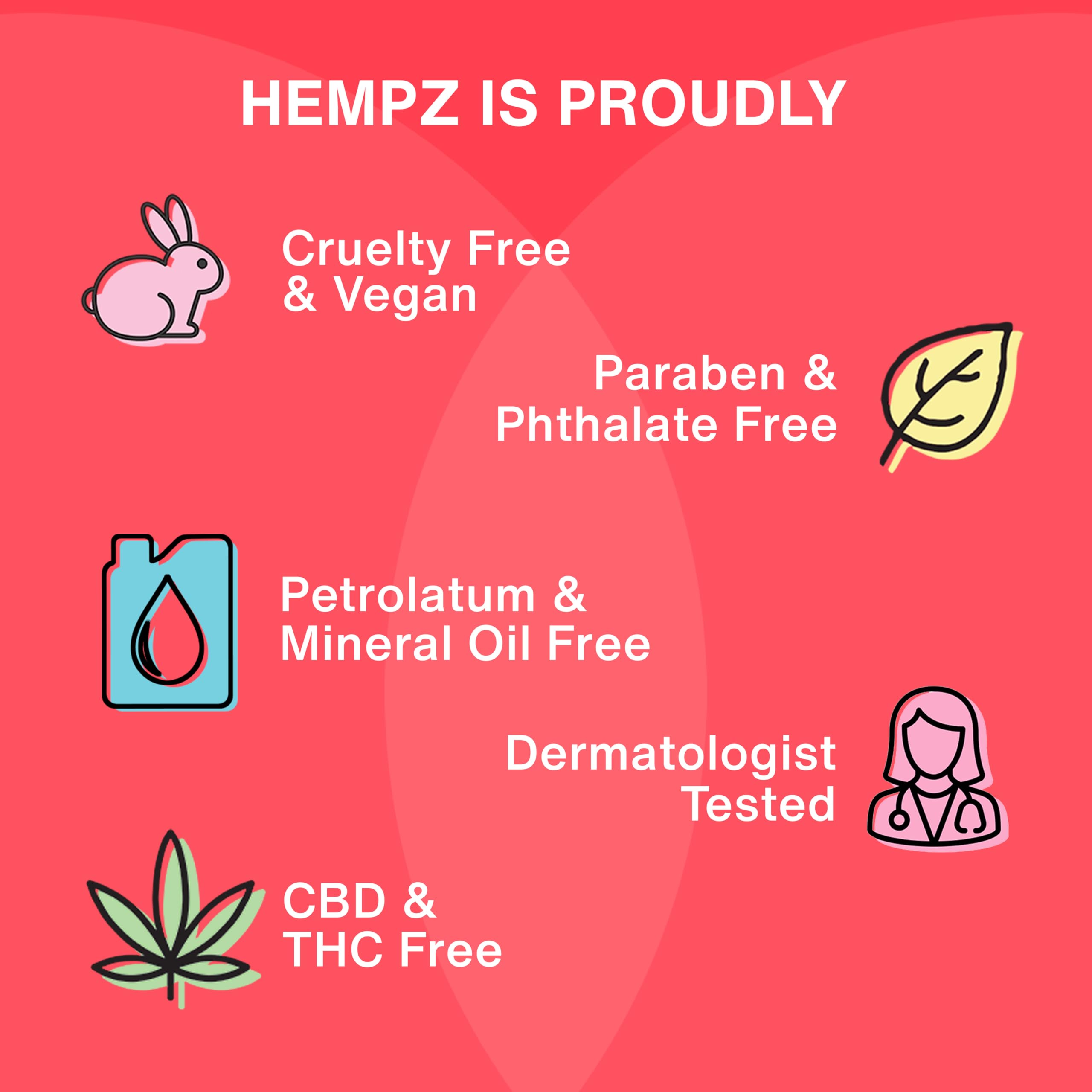 Hempz opción consciente: libre de parabenos, gluten, ftalatos y crueldad