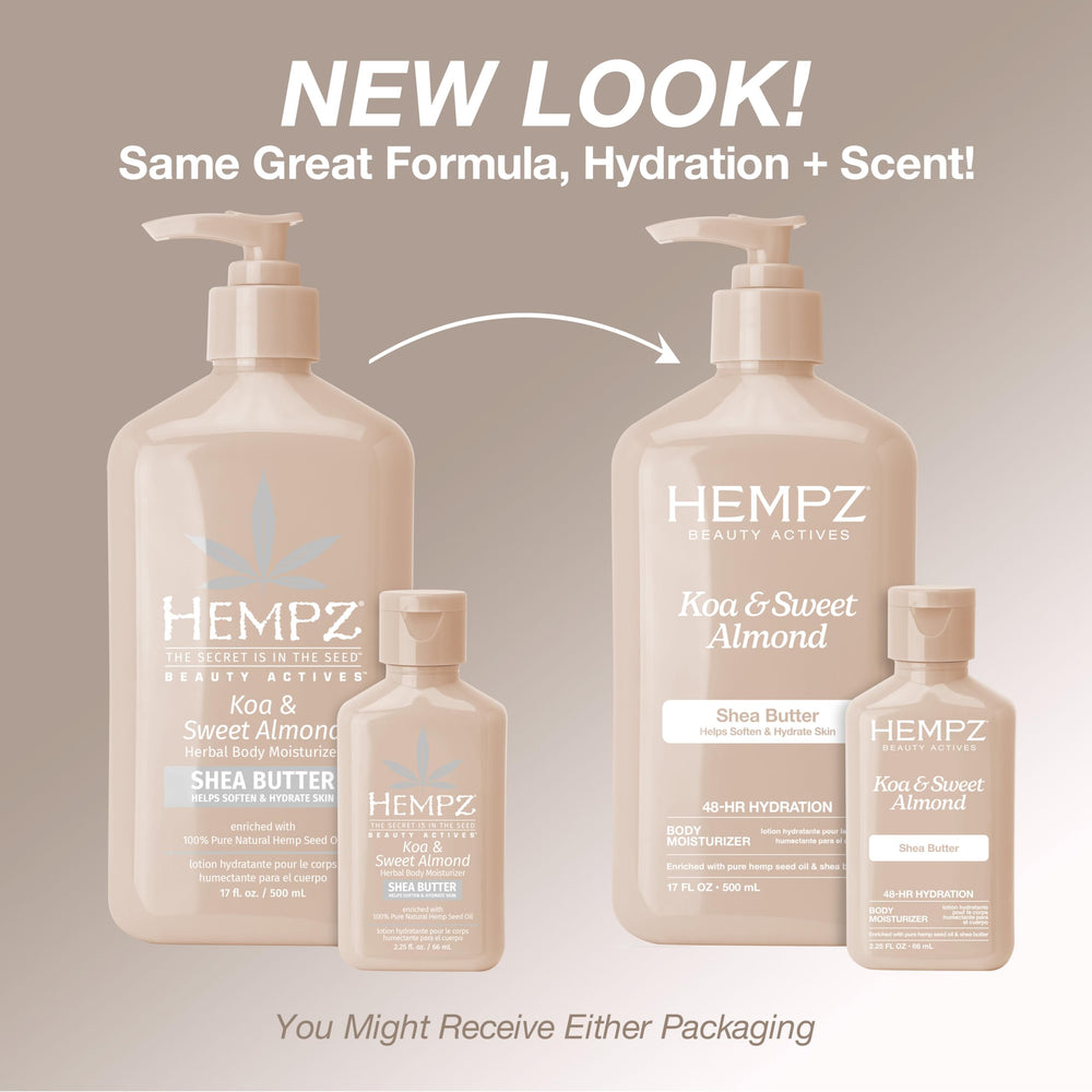 Loción Hempz: textura ligera que se aplica uniformemente.