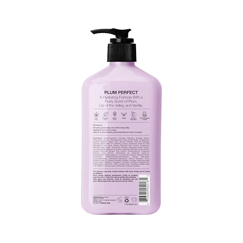 Hempz Vanilla Plum, crema de textura suave para uso diario en cuerpo y manos.