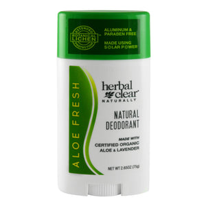 Herbal Clear Naturally desodorante aloe fresco en botella para uso diario