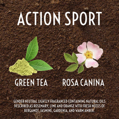 Protección de olor prolongada con Herbal Clear Naturally para uso diario.
