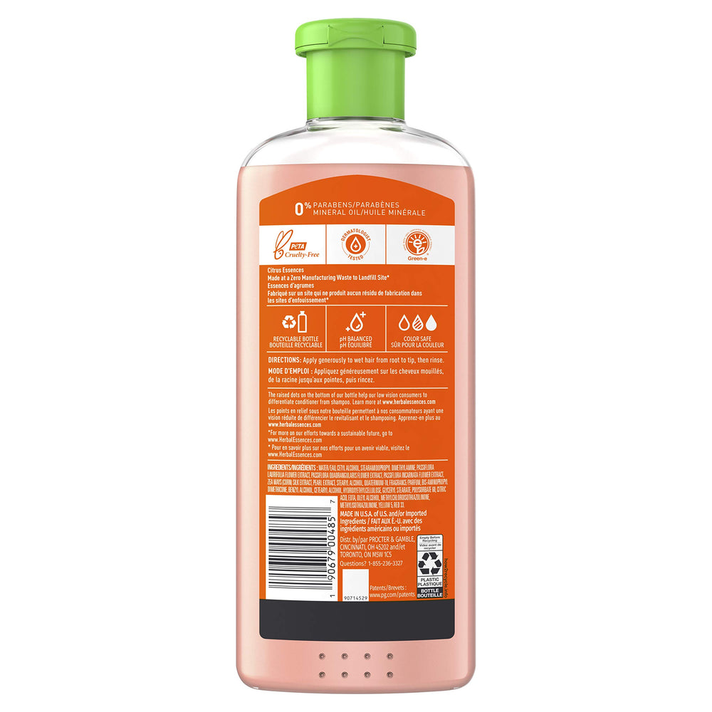 Herbal Essences Body Envy aroma cítrico vigorizante para la ducha.