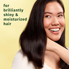 Champú Herbal Essences Shine Collection: etiqueta detalle y lista de ingredientes.