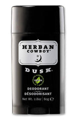 Herban Cowboy DUSK desodorante tres-paquetes, vista frontal, ideal para uso diario