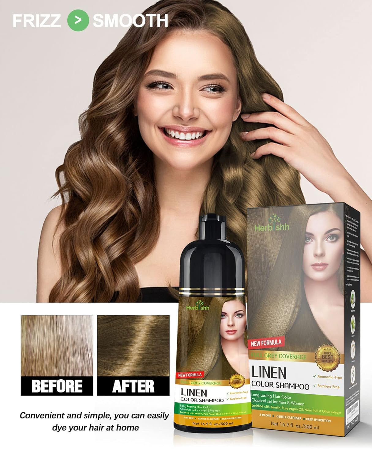 Ginseng bioactivos de Herbishh favorecen la salud del cuero cabelludo.