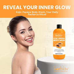 Etiqueta Papaya: cuidado corporal suave para diversas areas.