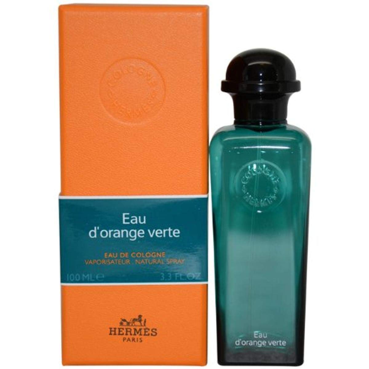 Hermès Eau d'Orange Verte frasco elegante para uso diario y ocasiones especiales.