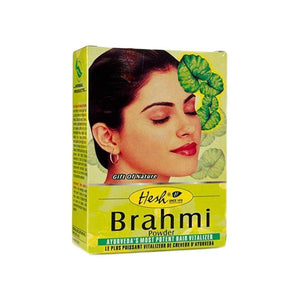 Hesh Brahmi polvo 100g empaque para cuidado capilar suave