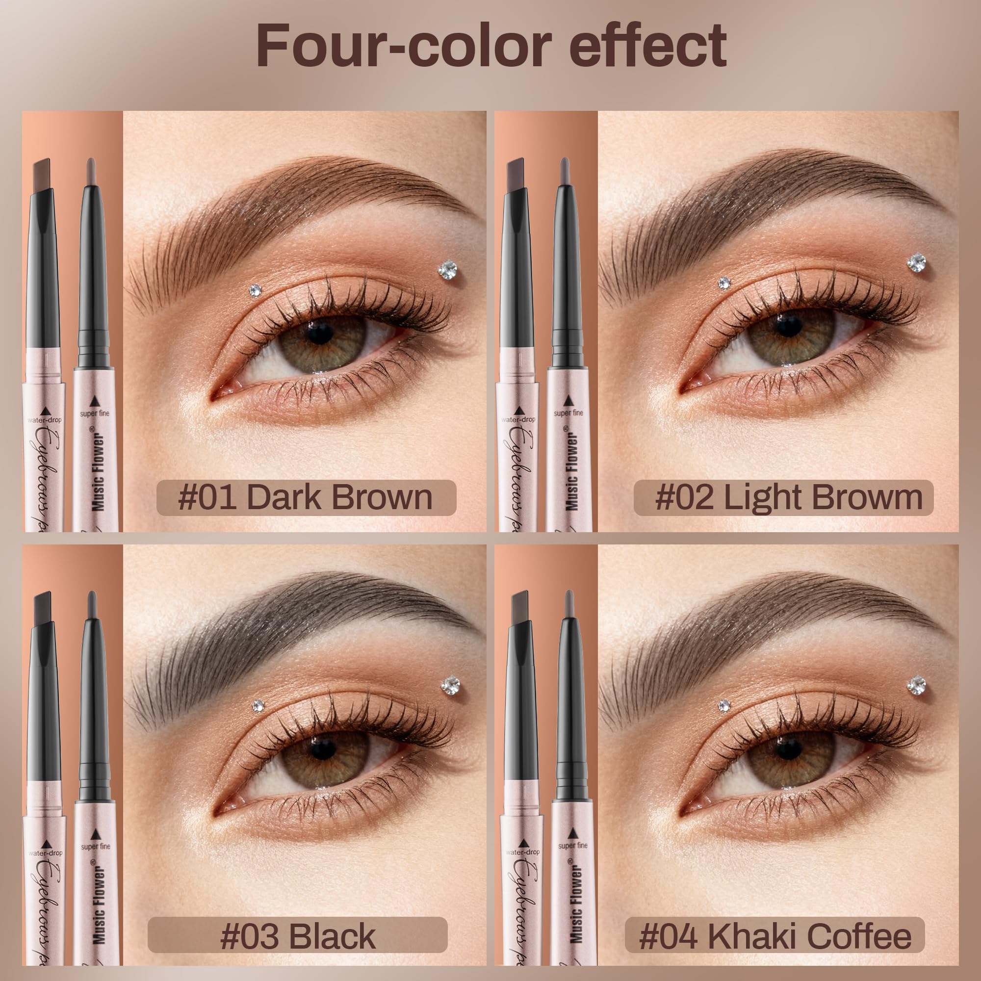 HeyBeauty punta ultrafina 1-5mm para trazos precisos