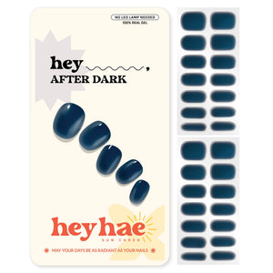 Heyhae tiras gel en tono azul marino para look otoñal duradero