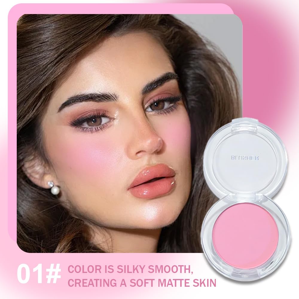 HHLTOH rubor para ojos y mejillas, color suave y duradero.