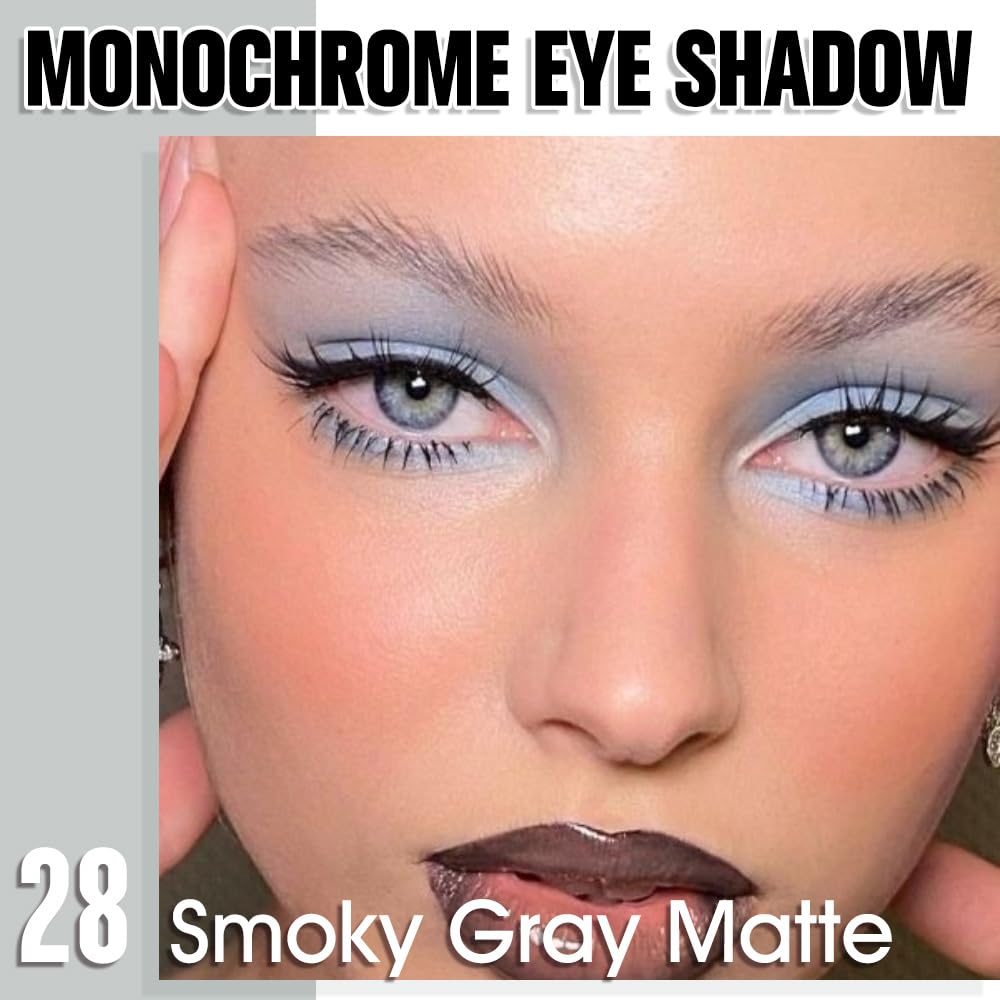 Sombra HHLTOH gris neutro, tono suave para delinear ojos con precisión.