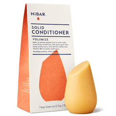 HiBAR Volumize Barra Condicionador: envase sin plástico para cuidado sostenible.