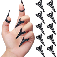Garras para dedos Hicarer, conjunto de 10 piezas para cosplay gótico.