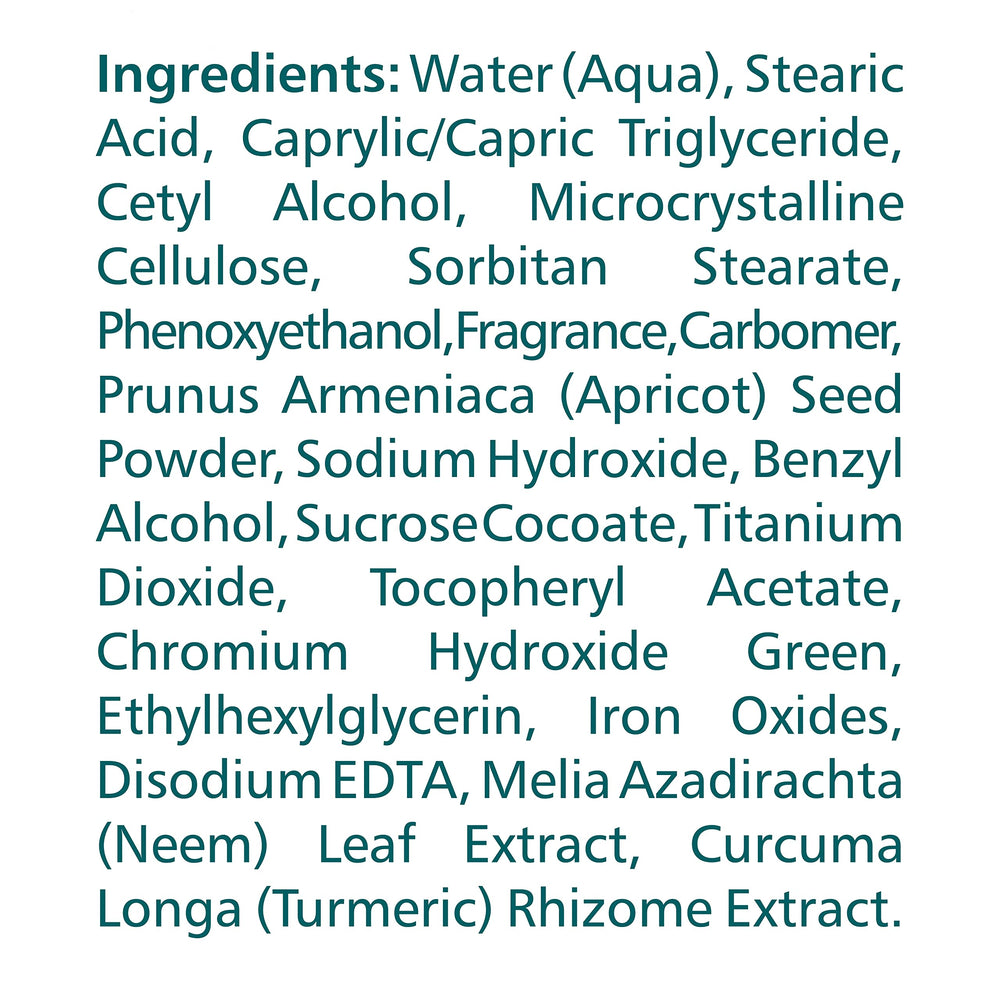 Himalaya Purifying Neem Scrub ingrediente neem purificador para piel limpia y equilibrada.