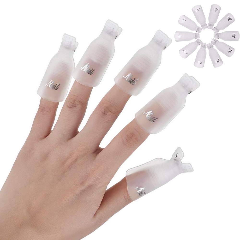 HiMo cap clip para uñas, remover acrílico, facilita retiro de gel.