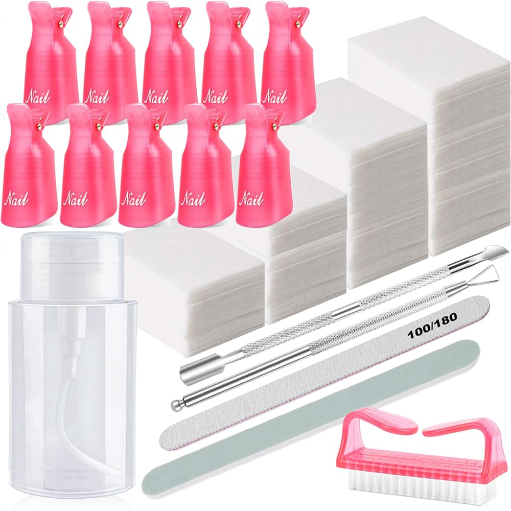 HiMo clip de retirada de gel para uñas, sujeción estable.
