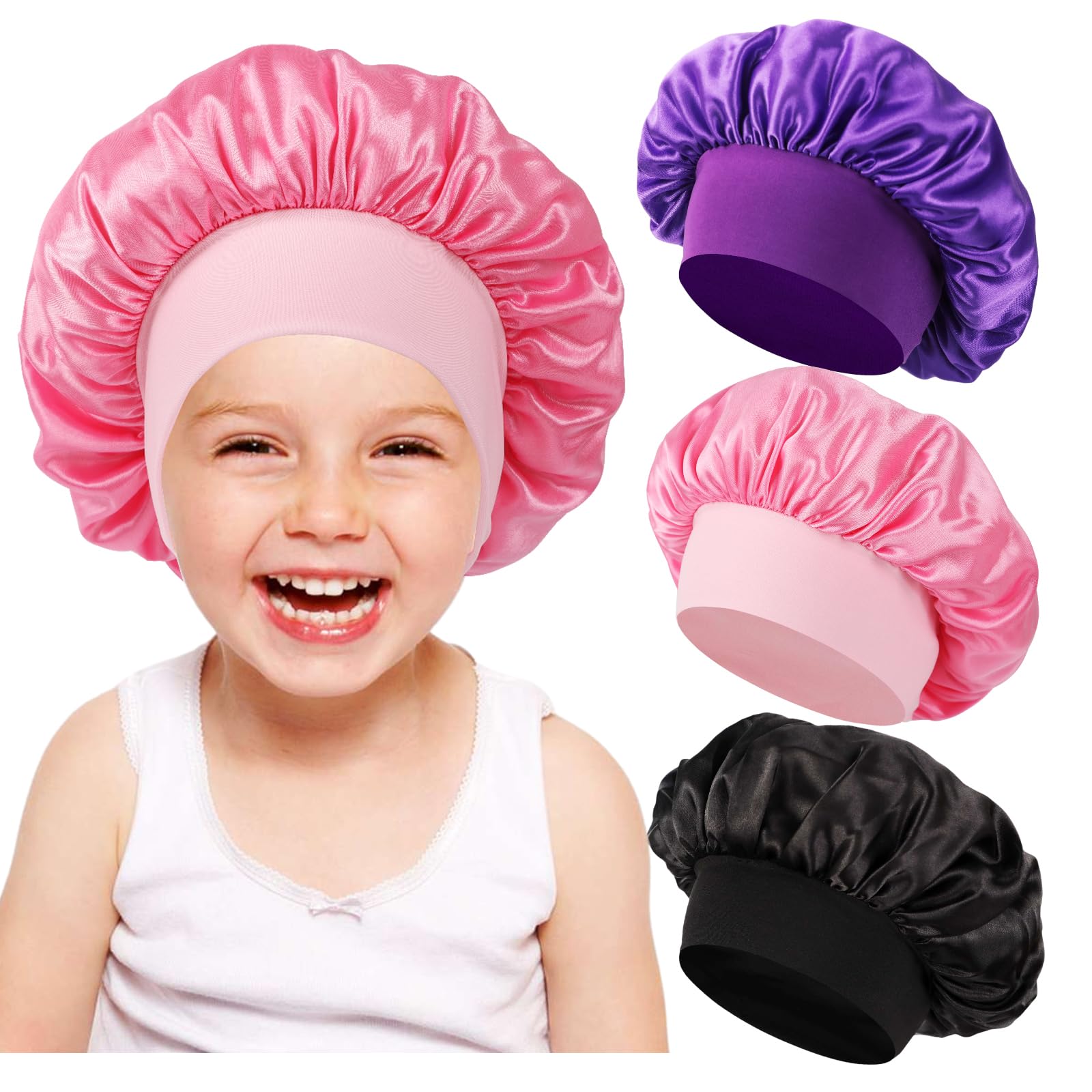 Himoswis bonete de seda para niños, cómodo y sin marcas en la frente.