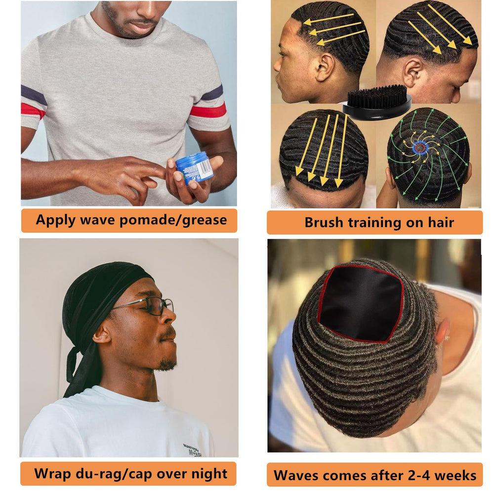 Parche corona doble capa de Himoswis, apto para gorro de ondas y peinado diario