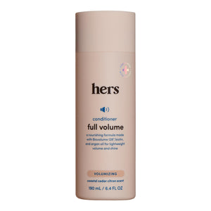Acondicionador HIMS Hers en botella de 190 ml para volumen ligero y brillo