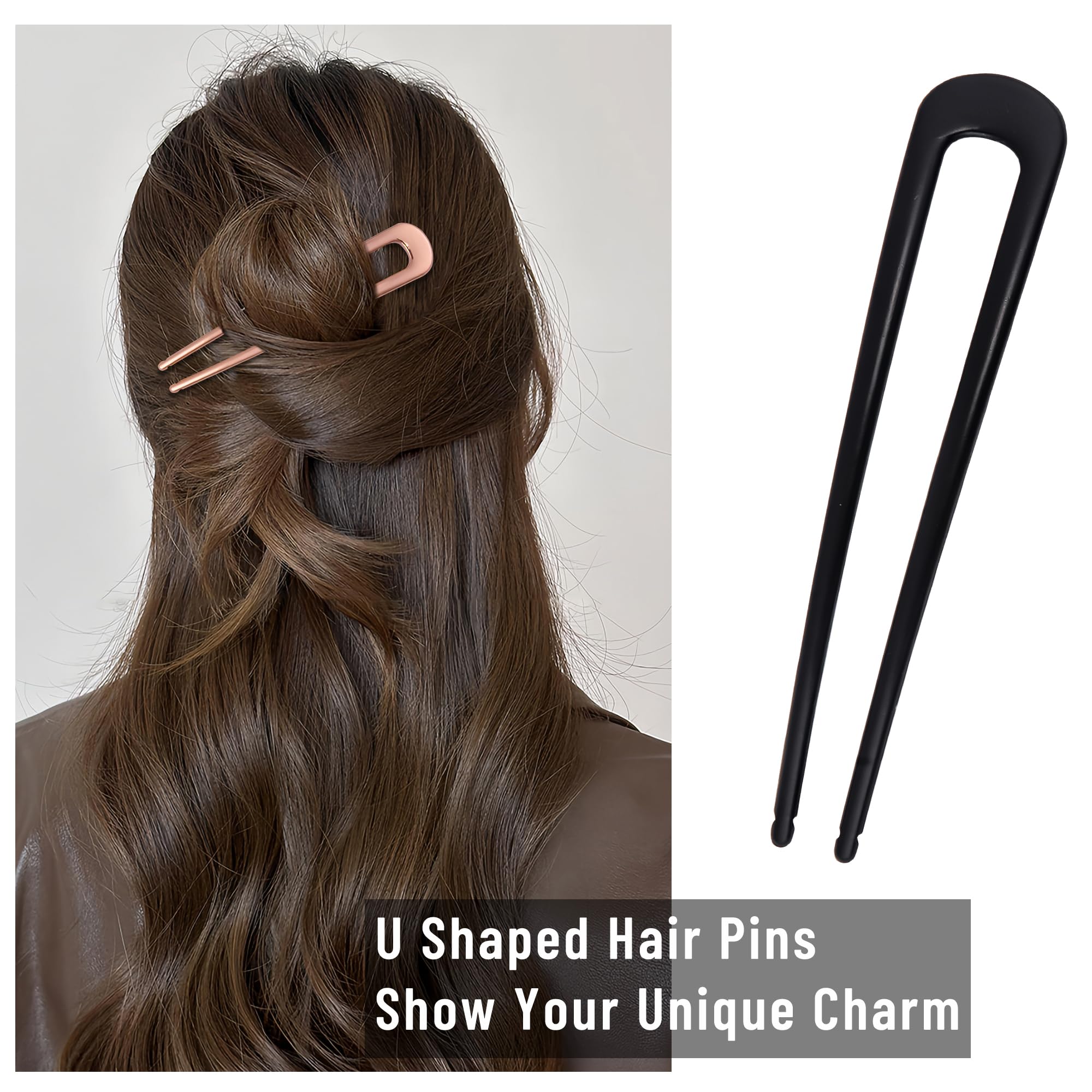 Accesorio de cabello Hisial en U para completar cualquier peinado.